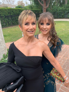 Gabrielle Carteris and daughter Mollie Issacs ready for Sag Awards 2020  Makeup by Betty Robles